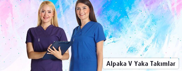 Kadın Basic V Yaka Alpaka Cerrahi Formalar Kadın Basic V Yaka Alpaka Cerrahi Formalar