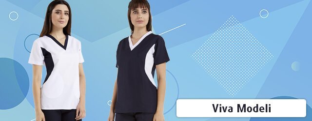 Kadın Viva Modeli Doktor ve Hemşire Forması