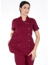 Luxe Flex Bordo Likralı Hemşire ve Doktor Forması Takımı Luxe Flex Bordo Likralı Hemşire ve Doktor Forması Takımı