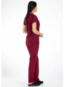 Bordo Likralı İnce Scrubs Flex Doktor Hemşire Forması Takımı Bordo Likralı İnce Scrubs Flex Doktor Hemşire Forması Takımı