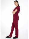 Bordo Likralı İnce Scrubs Flex Doktor Hemşire Forması Takımı Bordo Likralı İnce Scrubs Flex Doktor Hemşire Forması Takımı