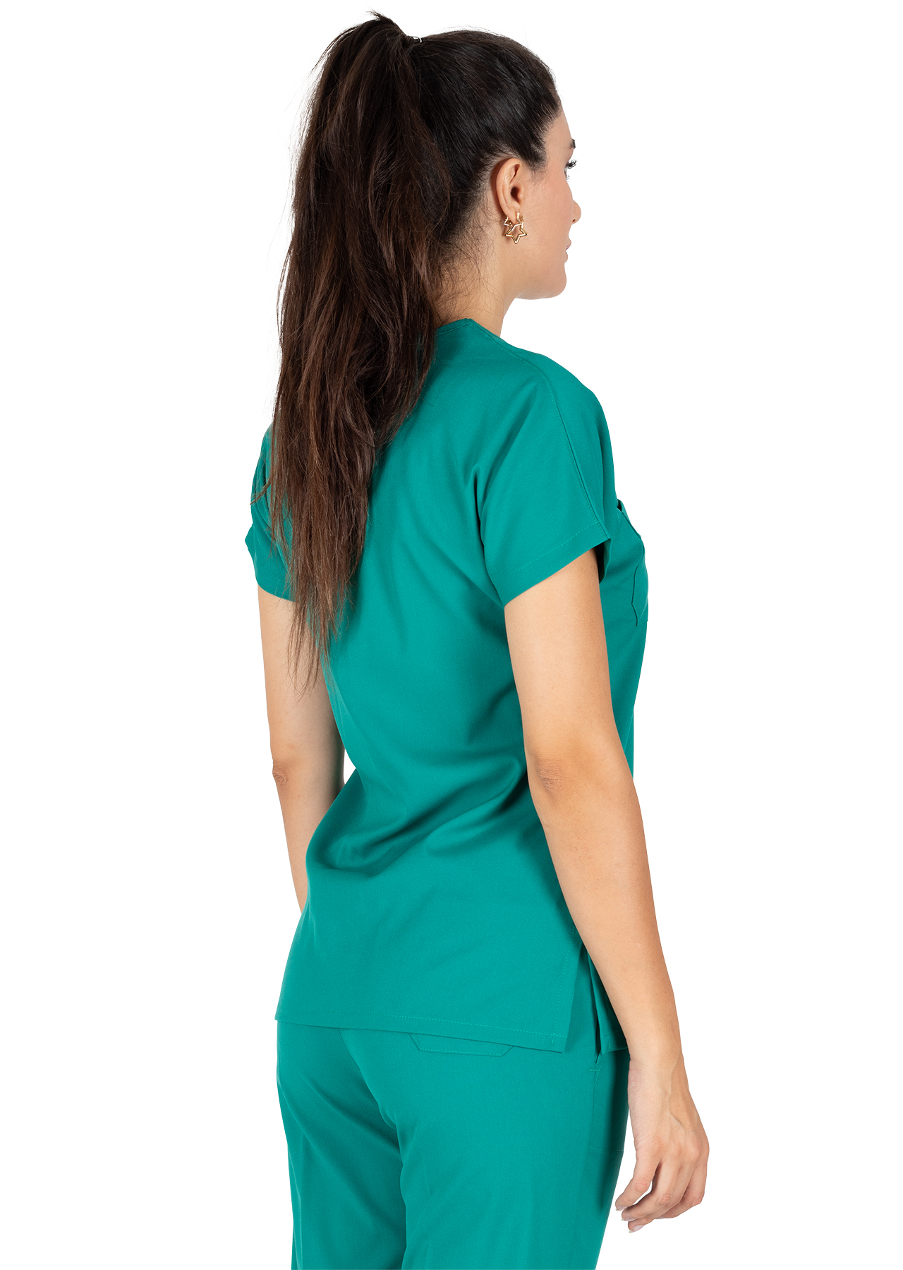 Cerrahi Yeşil Likralı İnce Scrubs Flex Doktor Hemşire Forması Takımı Cerrahi Yeşil Likralı İnce Scrubs Flex Doktor Hemşire Forması Takımı