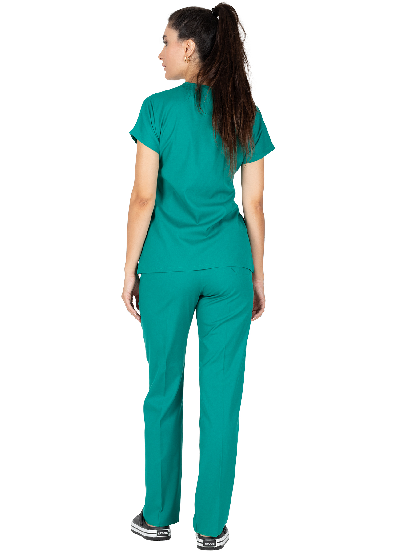 Cerrahi Yeşil Likralı İnce Scrubs Flex Doktor Hemşire Forması Takımı Cerrahi Yeşil Likralı İnce Scrubs Flex Doktor Hemşire Forması Takımı