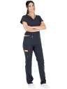 Twin Flex Antrasit Likralı Hemşire Forması Twin Flex Antrasit Likralı Hemşire Forması
