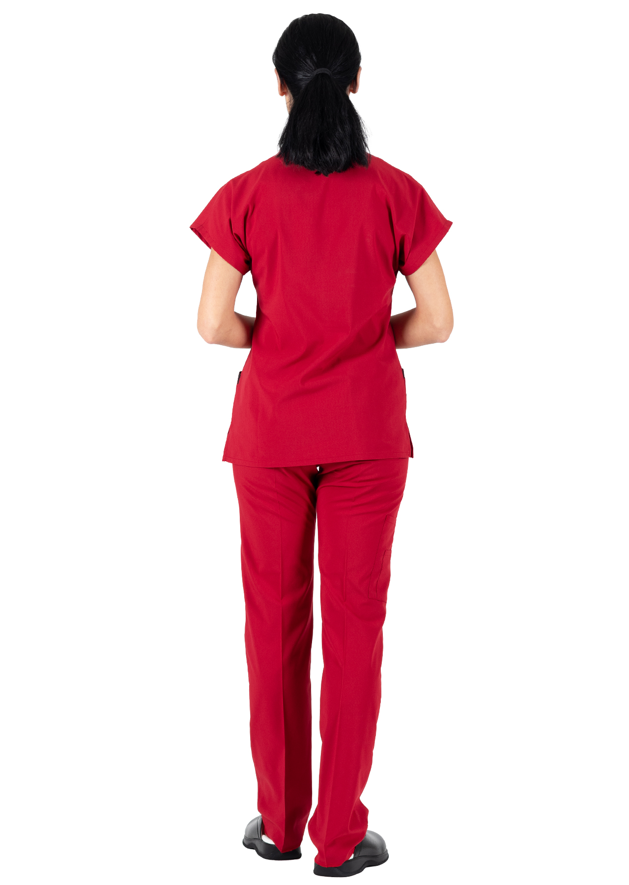 Twin Flex Kırmızı Likralı Hemşire Forması Twin Flex Kırmızı Likralı Hemşire Forması