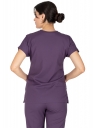 Twin Flex Mürdüm Likralı Doktor ve Hemşire Forması Takımı Twin Flex Mürdüm Likralı Doktor ve Hemşire Forması Takımı