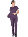 Twin Flex Mürdüm Likralı Doktor ve Hemşire Forması Takımı Twin Flex Mürdüm Likralı Doktor ve Hemşire Forması Takımı