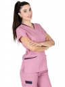 Twin Flex Pudra Likralı Hemşire Forması Twin Flex Pudra Likralı Hemşire Forması