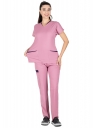 Twin Flex Pudra Likralı Hemşire Forması Twin Flex Pudra Likralı Hemşire Forması