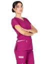 Twin Flex Vişne Likralı Doktor ve Hemşire Forması Takımı Twin Flex Vişne Likralı Doktor ve Hemşire Forması Takımı