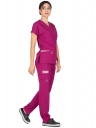 Twin Flex Vişne Likralı Doktor ve Hemşire Forması Takımı Twin Flex Vişne Likralı Doktor ve Hemşire Forması Takımı